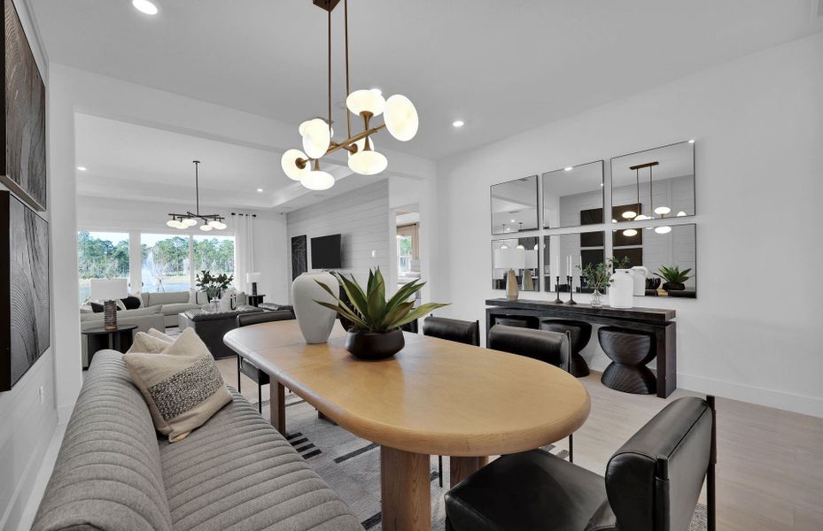 Representative furnished interior of a home built from the Merlot Grand by Pulte Homes in The Landings at Saint Johns, St. Johns (Image 10). Representative furnished interior of a home built from the Merlot Grand by Pulte Homes in The Landings at Saint Johns, St. Johns (Image 10).