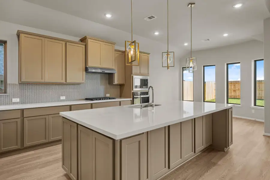 Furnished interior view inside a new home in The Meadows at Imperial Oaks 60', Conroe (Image 7).