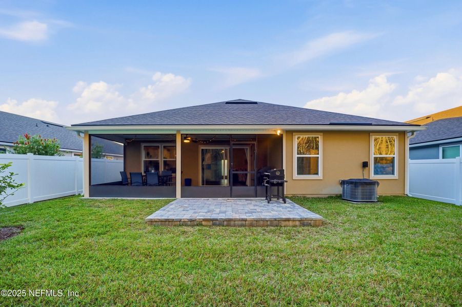 Exterior details and patio area of a home in Parkland Preserve, St. Augustine (Image 24).