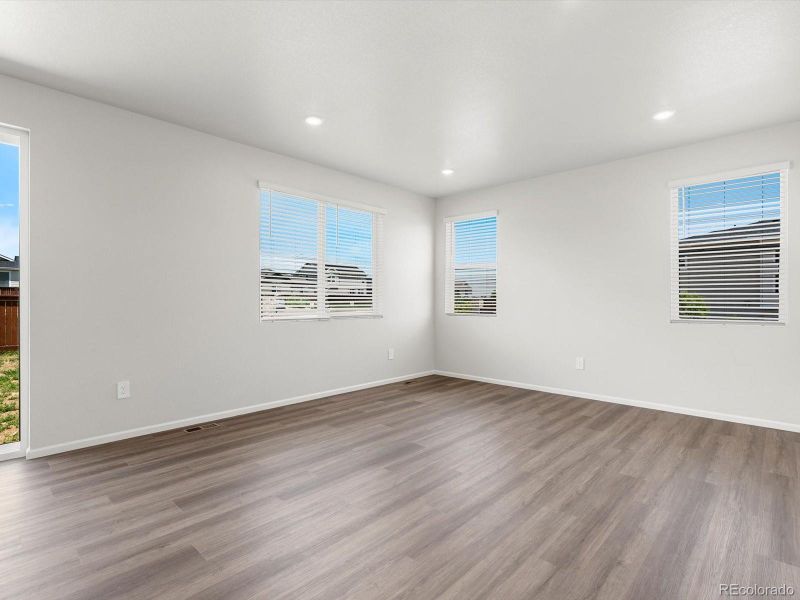 Spacious, unfurnished interior of a new home in Westgate, Greeley (Image 32). Spacious, unfurnished interior of a new home in Westgate, Greeley (Image 32).