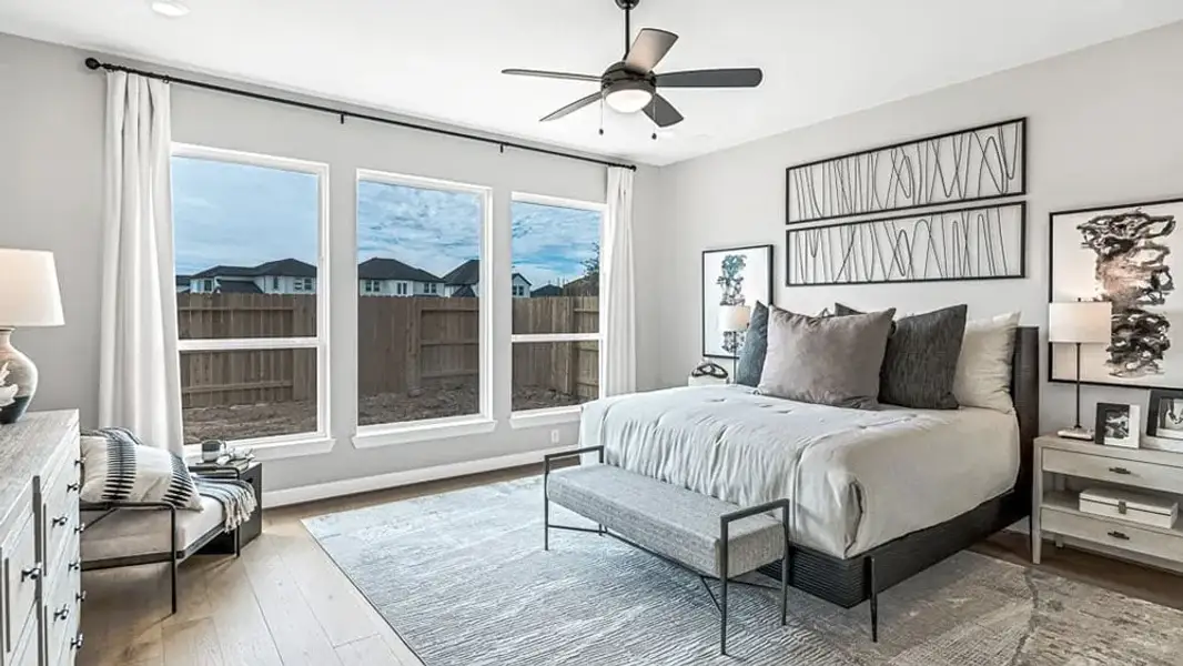 Furnished interior view inside a new home in Avalon at Cypress, Cypress (Image 23).