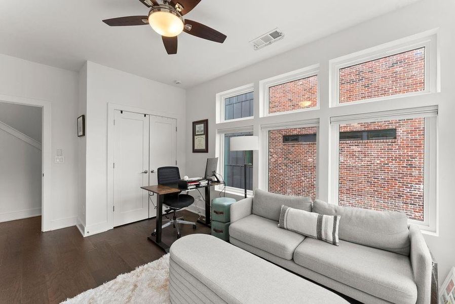 Furnished interior view inside a new home in , Atlanta (Image 26). Furnished interior view inside a new home in , Atlanta (Image 26).