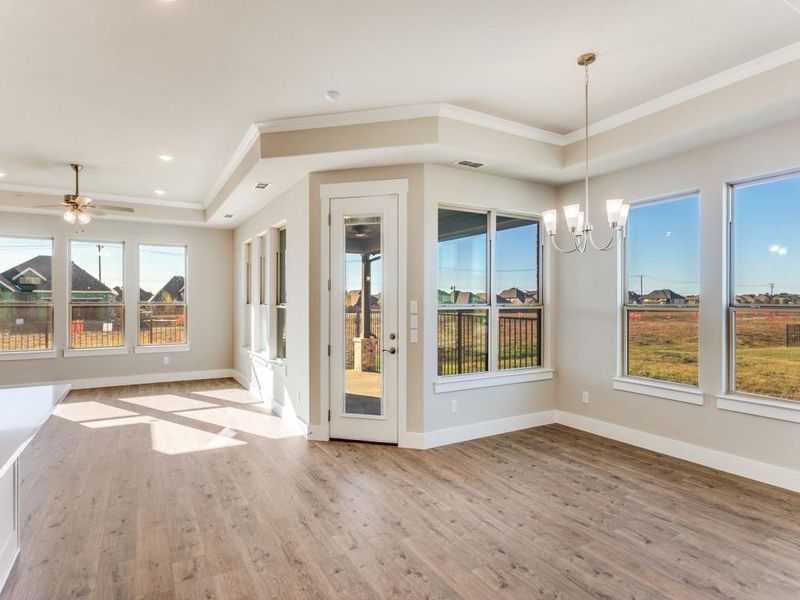 Spacious, unfurnished interior of a new home in Ladera at the Reserve, Mansfield (Image 20).