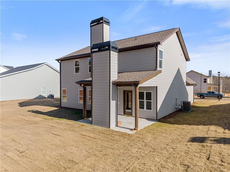Exterior details and patio area of a home in , Lula (Image 25).