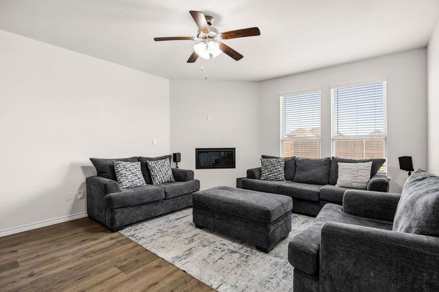 Furnished interior view inside a new home in , Aubrey (Image 15).
