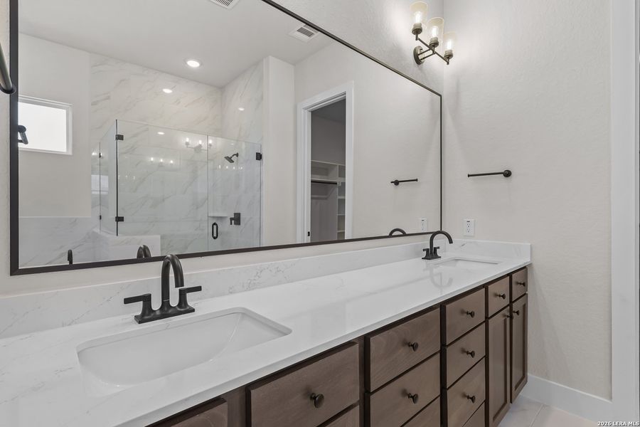 Furnished interior view inside a new home in Homestead, Schertz (Image 18). Furnished interior view inside a new home in Homestead, Schertz (Image 18).