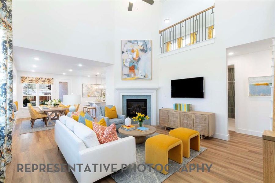 Furnished interior view inside a new home in Aster Park, McKinney (Image 17). Furnished interior view inside a new home in Aster Park, McKinney (Image 17).