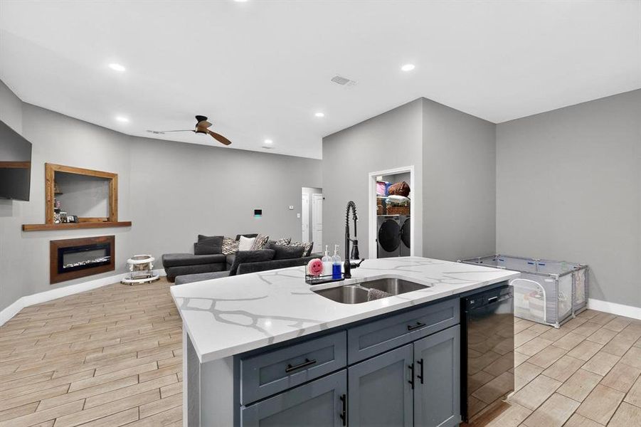 Furnished interior view inside a new home in , Ennis (Image 6).