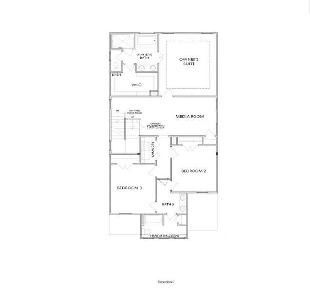 2D floor plan layout of this home in Palisades Single Family, Cumming, GA (Image 5). 2D floor plan layout of this home in Palisades Single Family, Cumming, GA (Image 5).