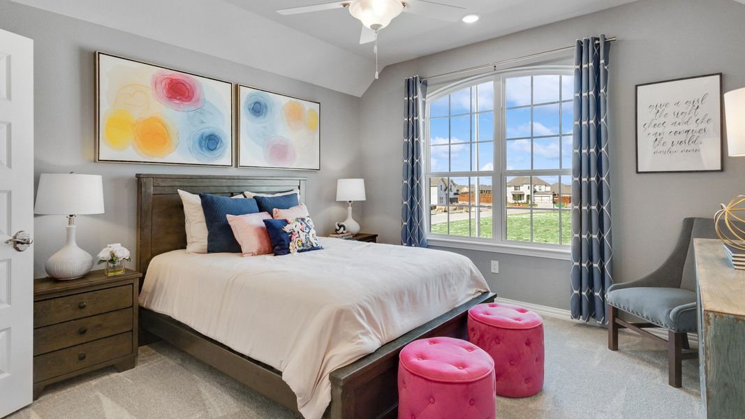 Representative furnished interior of a home built from the Magnolia by Brightland Homes in Anna Ranch, Anna (Image 17).