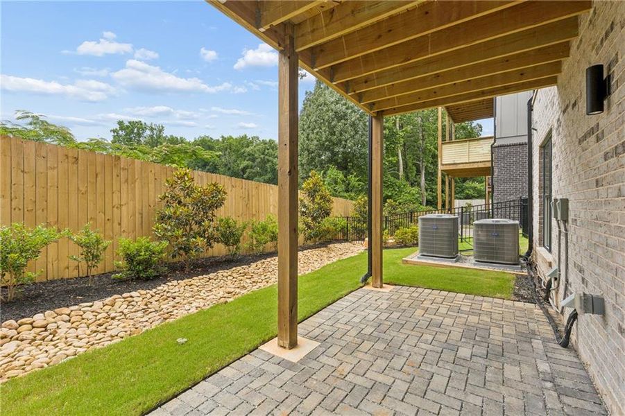Exterior details and patio area of a home in , Smyrna (Image 4). Exterior details and patio area of a home in , Smyrna (Image 4).