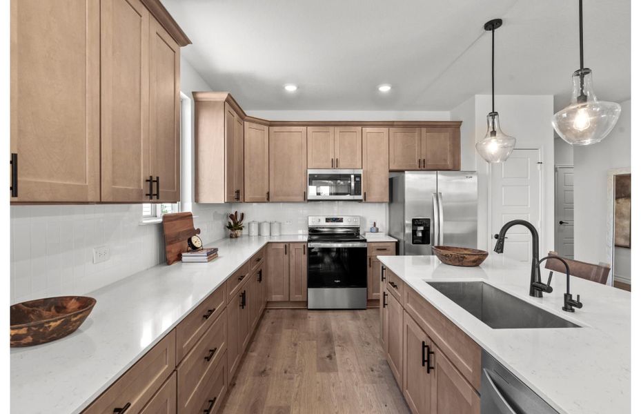 Representative furnished interior of a home built from the Emory by Pulte Homes in Nopal Valley, San Antonio (Image 27). Representative furnished interior of a home built from the Emory by Pulte Homes in Nopal Valley, San Antonio (Image 27).