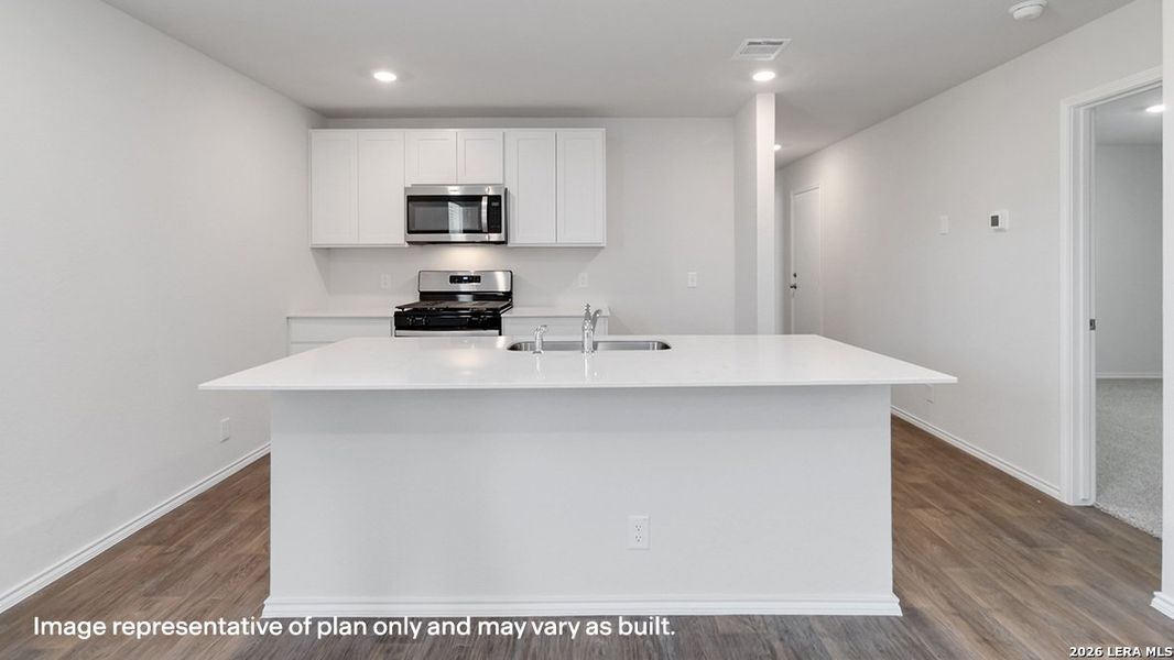Furnished interior view inside a new home in Redbird Ranch, San Antonio (Image 12).