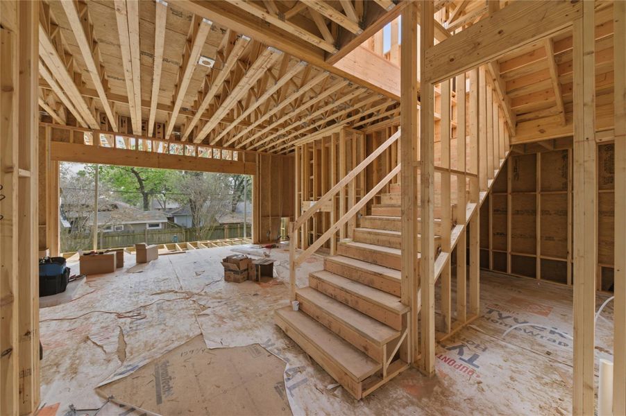 In-progress construction of a new home in , Houston, TX (Image 14).