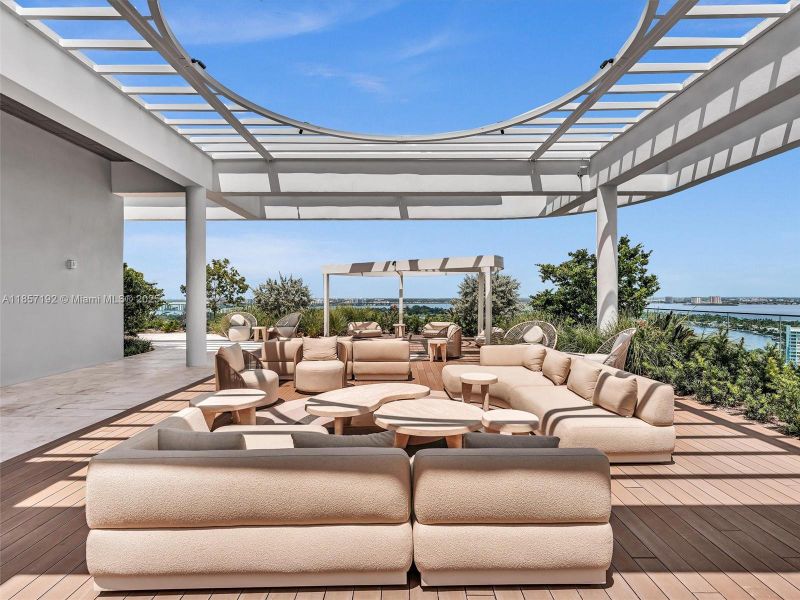 Furnished interior view inside a new home in , Miami Beach (Image 16).
