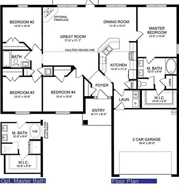 2D floor plan layout of this home in Venice, Venice, FL (Image 1).