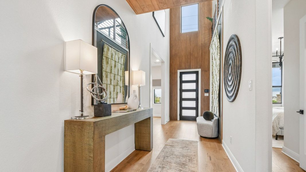 Representative furnished interior of a home built from the Elm by DRB Homes in Newhaven, Manor (Image 6). Representative furnished interior of a home built from the Elm by DRB Homes in Newhaven, Manor (Image 6).