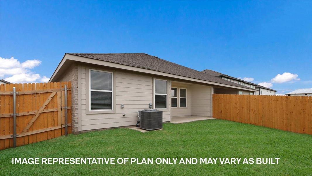 Exterior details and patio area of a home in Palomino, Manor (Image 18). Exterior details and patio area of a home in Palomino, Manor (Image 18).