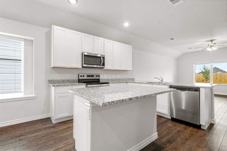 Furnished interior view inside a new home in Retreat at Fossil Creek, Fort Worth (Image 6). Furnished interior view inside a new home in Retreat at Fossil Creek, Fort Worth (Image 6).