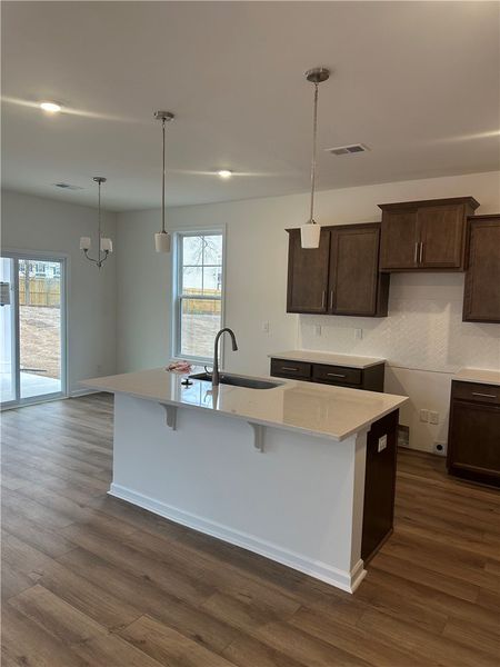 Furnished interior view inside a new home in Brownstone Park, Easley (Image 3).
