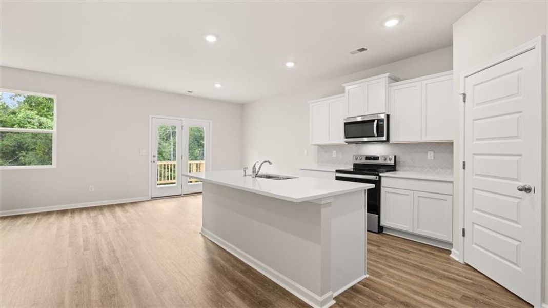 Furnished interior view inside a new home in Cedar Ridge - Locust Grove Station, Locust Grove (Image 6).