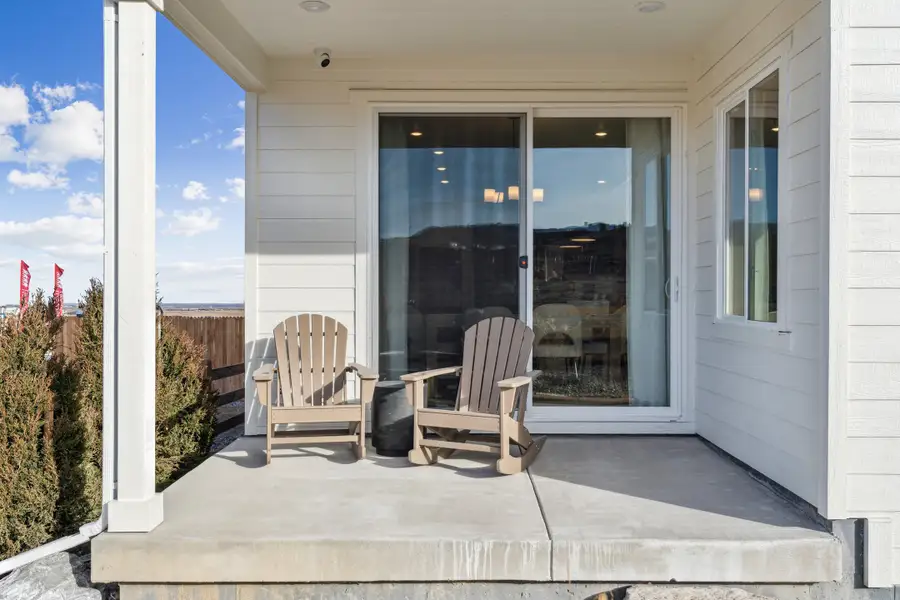 Exterior details and patio area of a home in Trailstone, Arvada (Image 3).