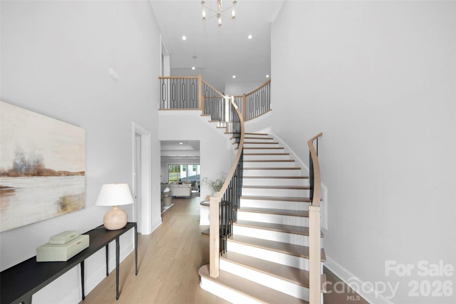 Furnished interior view inside a new home in Heritage at Marvin, Marvin (Image 36).