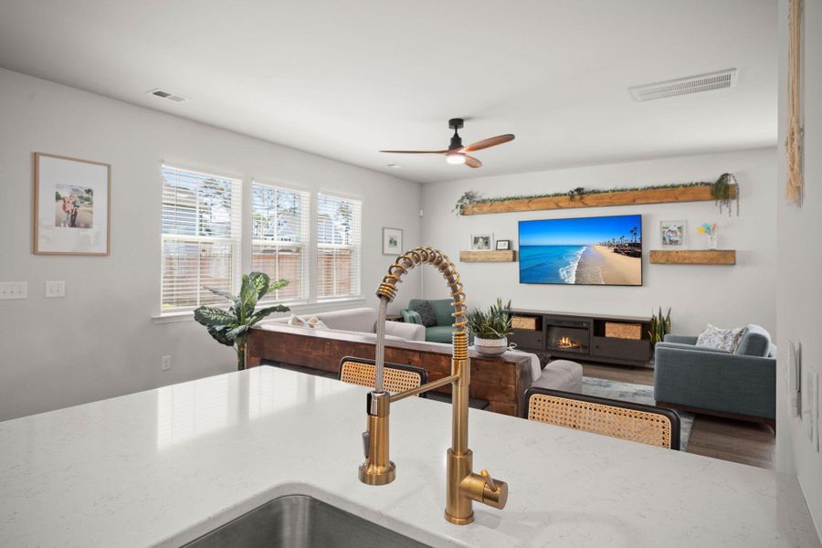 Furnished interior view inside a new home in Lindera Preserve at Cane Bay Plantation, Summerville (Image 26).