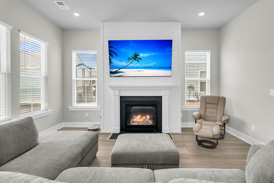 Furnished interior view inside a new home in Carnes Crossroads, Summerville (Image 9). Furnished interior view inside a new home in Carnes Crossroads, Summerville (Image 9).