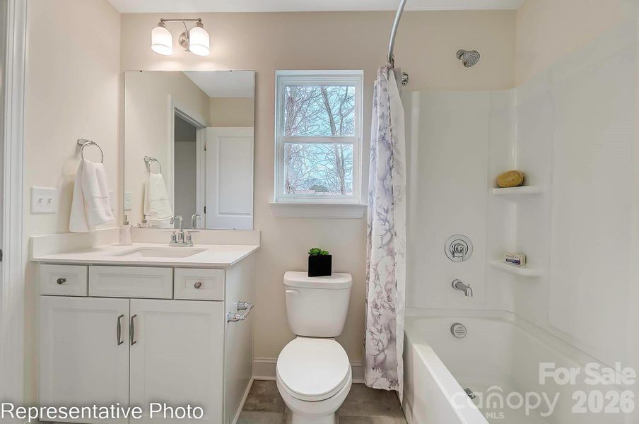 Furnished interior view inside a new home in Enclave at Riverdale, Huntersville (Image 10).