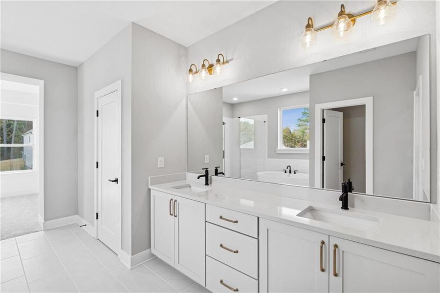 Furnished interior view inside a new home in Havencroft, Woodstock (Image 9). Furnished interior view inside a new home in Havencroft, Woodstock (Image 9).