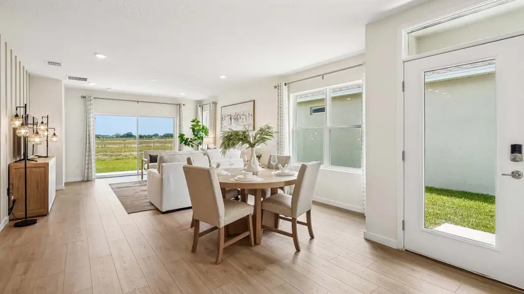 Furnished interior view inside a new home in Mockingbird Reserve at Winding Oaks, Ocala (Image 6).