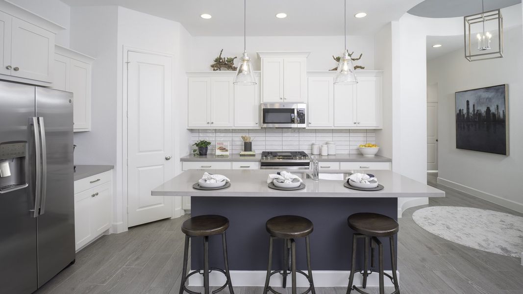 Furnished interior view inside a new home in Brookewater, Rosenberg (Image 43).