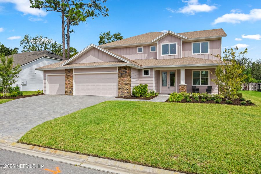 Front exterior of a new home in , Jacksonville, FL, highlighting curb appeal (Image 30). Front exterior of a new home in , Jacksonville, FL, highlighting curb appeal (Image 30).