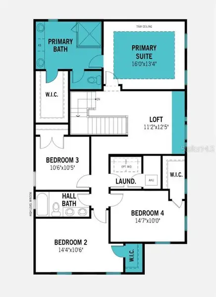 2D floor plan layout of this home in Celebration, Celebration, FL (Image 4).