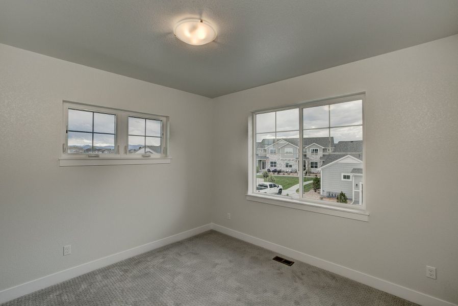 Representative unfurnished interior of a home built from the The Addison by Landmark Homes in The Lakes at Centerra, Loveland (Image 23). Representative unfurnished interior of a home built from the The Addison by Landmark Homes in The Lakes at Centerra, Loveland (Image 23).