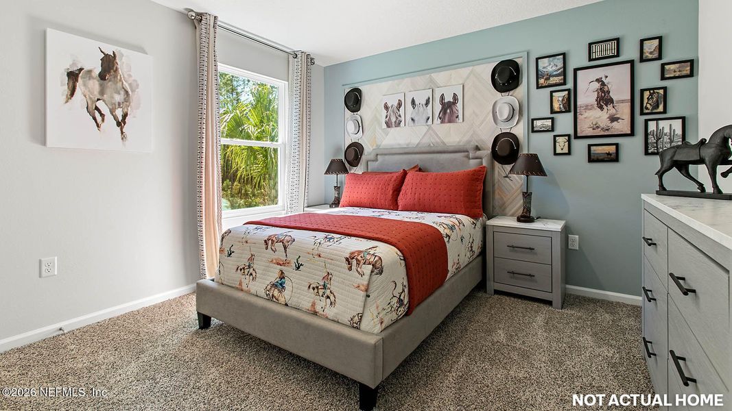 Furnished interior view inside a new home in Copes Landing, Jacksonville (Image 35).