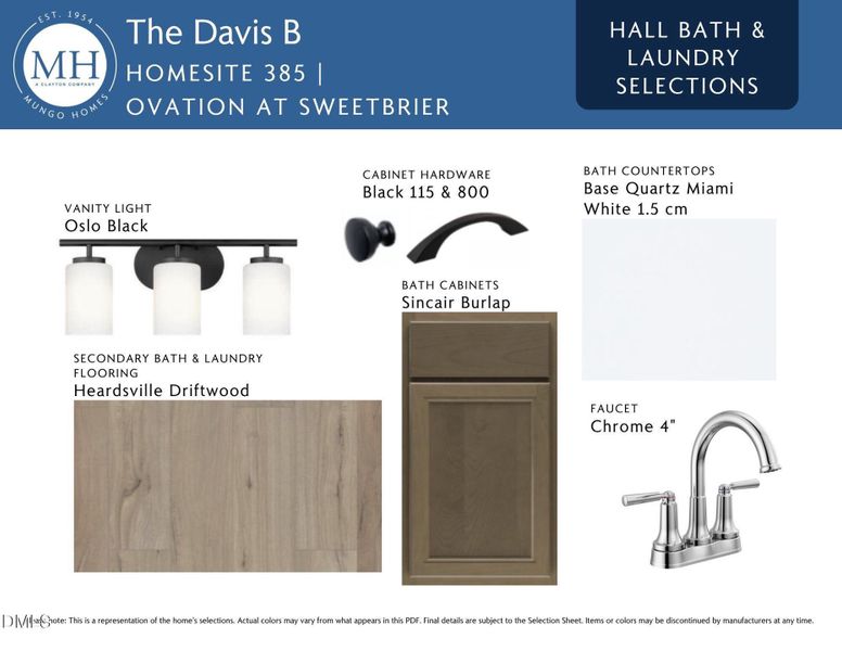 Hall Baths & Laundry Room Hall Baths & Laundry Room