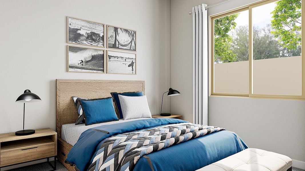 Furnished interior view inside a new home in Molino at Soleo, San Tan Valley (Image 13).