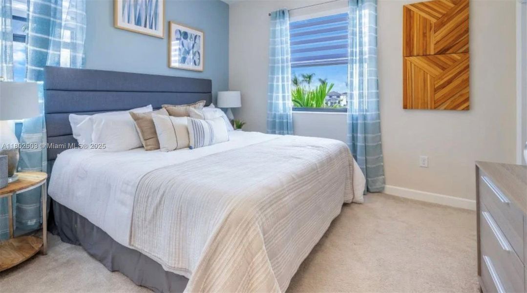 Furnished interior view inside a new home in , Miami (Image 5).