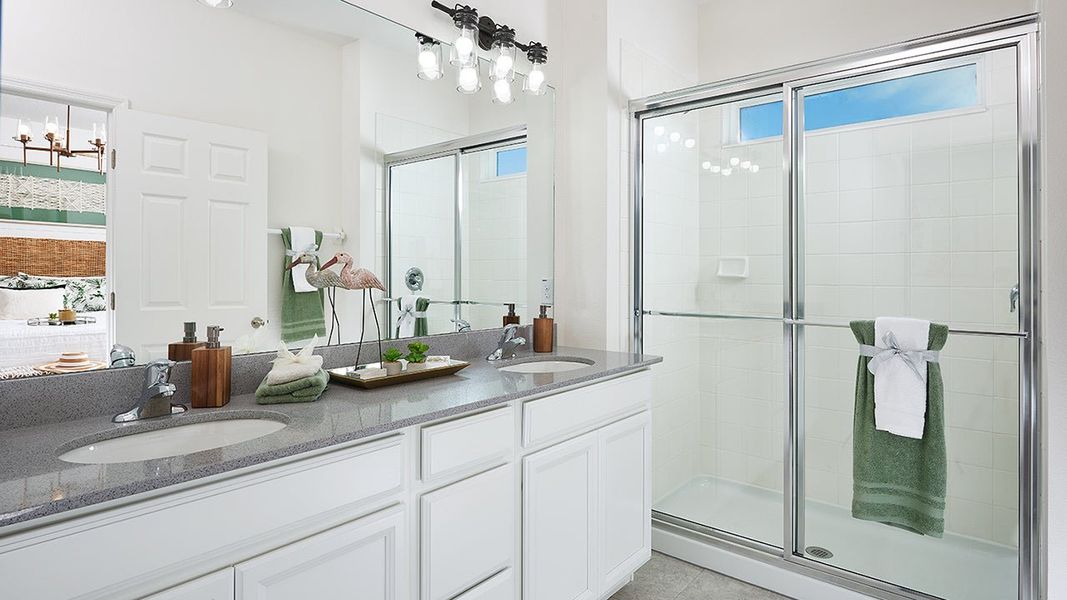 Representative furnished interior of a home built from the Jefferson by Park Square Residential in Townwalk at Babcock Ranch, Punta Gorda (Image 7).