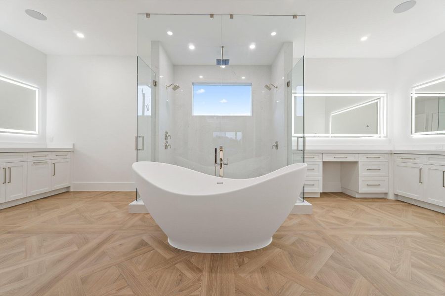 Furnished interior view inside a new home in , Tequesta (Image 11). Furnished interior view inside a new home in , Tequesta (Image 11).