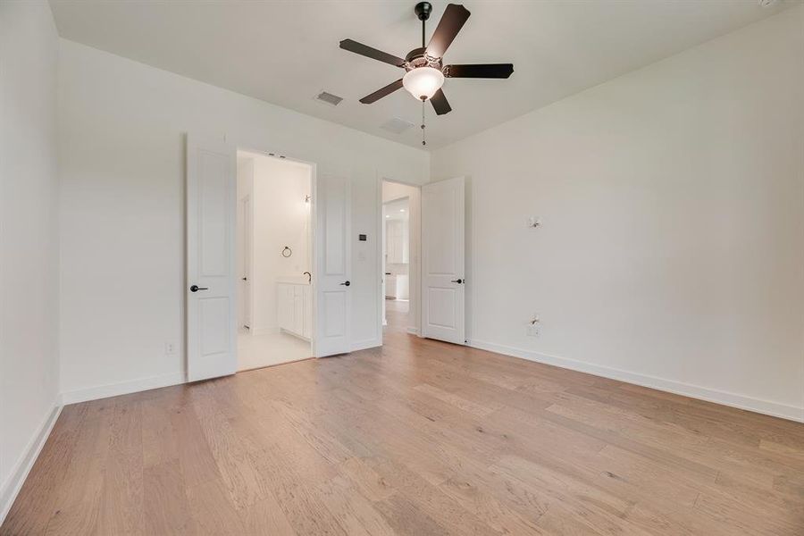 Spacious, unfurnished interior of a new home in Light Farms Brenham - 40' Lots, Celina (Image 33).