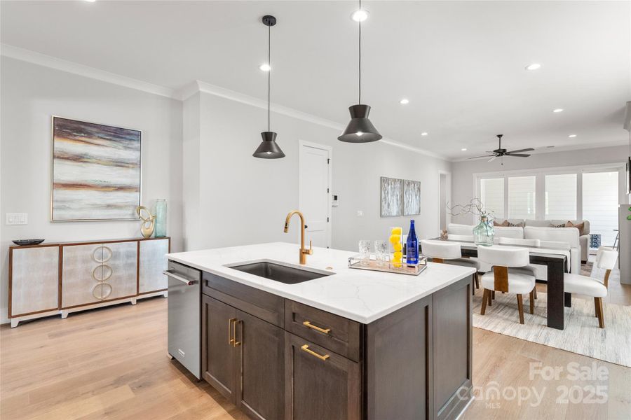 Furnished interior view inside a new home in , Davidson (Image 14).