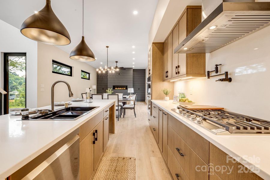 Furnished interior view inside a new home in , Asheville (Image 10). Furnished interior view inside a new home in , Asheville (Image 10).