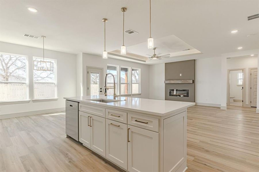 Furnished interior view inside a new home in , Granbury (Image 10).