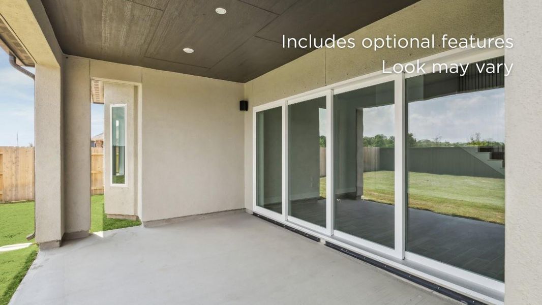 Exterior details and patio area of a home in The Grand Prairie 60', Hockley (Image 2). Exterior details and patio area of a home in The Grand Prairie 60', Hockley (Image 2).