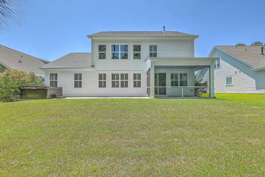 Exterior details and patio area of a home in The Ponds, Summerville (Image 25). Exterior details and patio area of a home in The Ponds, Summerville (Image 25).