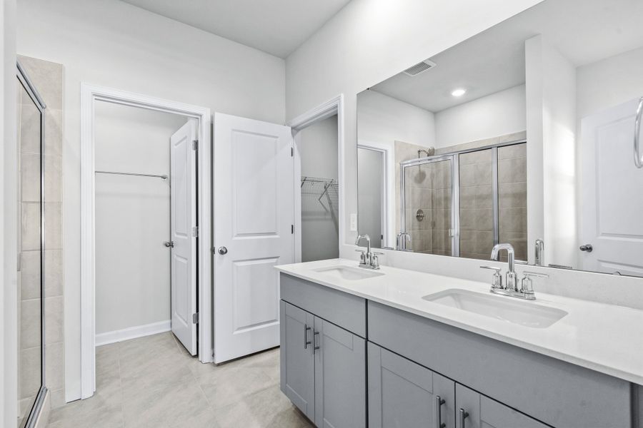 Furnished interior view inside a new home in Cypress Ridge - The Boardwalk Series, Longs (Image 13).