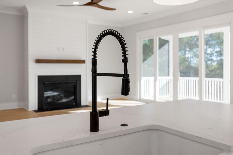 Close-up of interior finishes inside a home in Rivercroft, Awendaw (Image 17).